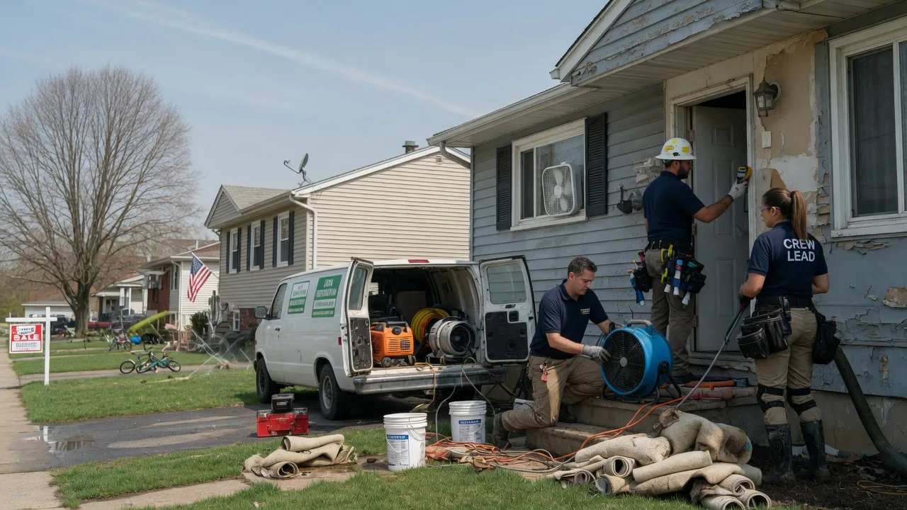 Flood Cleanup in Blandinsville, IL near me
