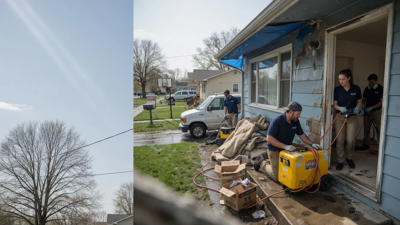 Basement Flood Cleanup in Blandinsville, IL near me